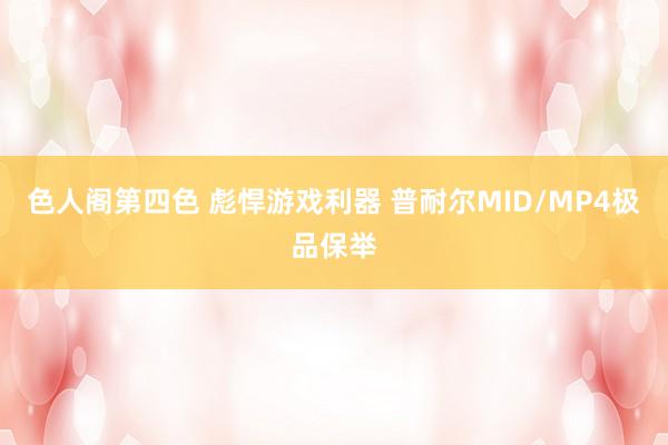 色人阁第四色 彪悍游戏利器 普耐尔MID/MP4极品保举